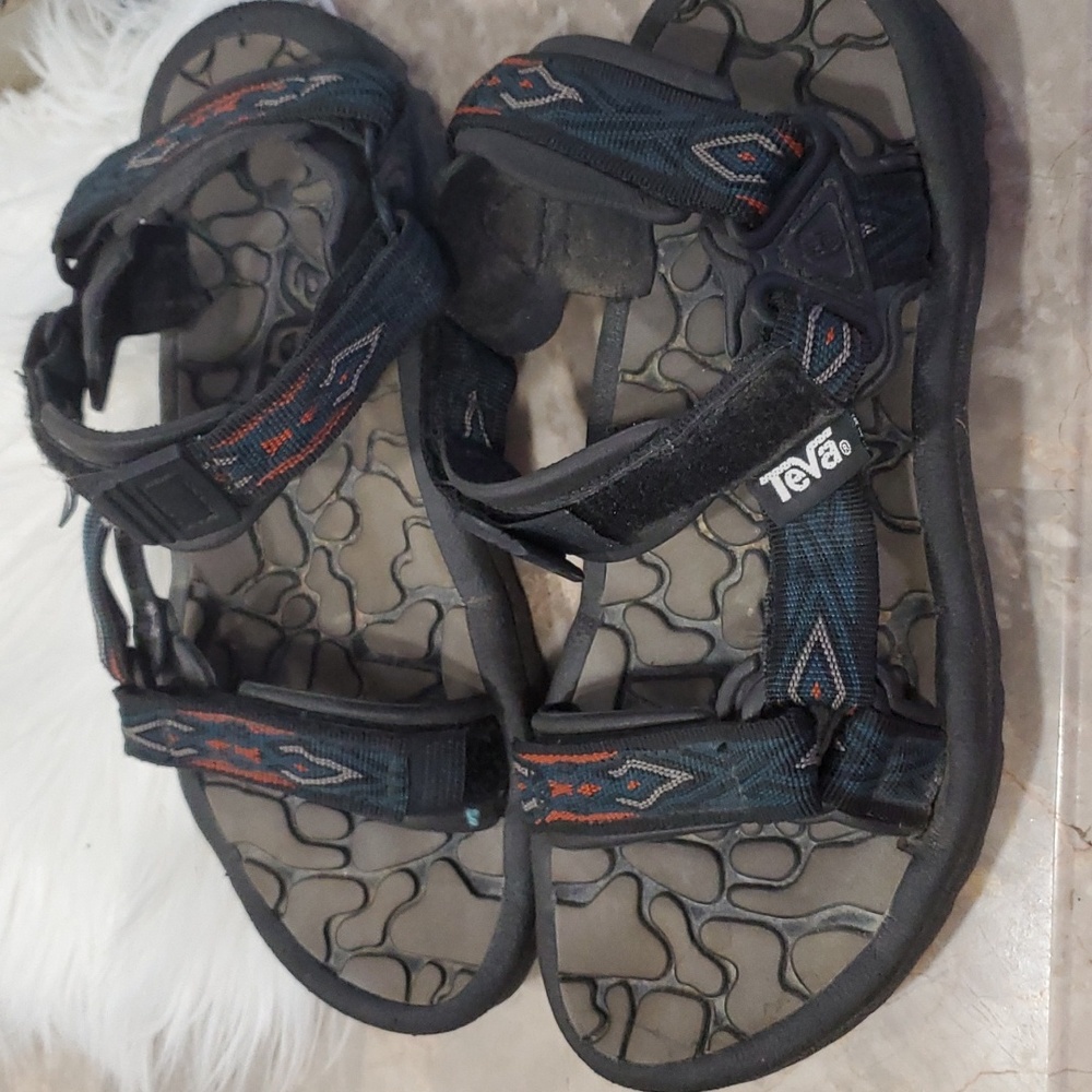 Teva black sandals size 9 - Picture 3 of 12